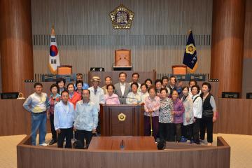 청양군 화성면 매산리주민일행 청사방문(김홍열의원)