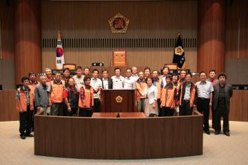 논산시 리통장연합회원 청사방문