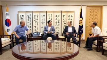 충청남도 서부장애인종합복지관장 접견