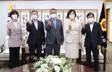 김재경 국민건강보험 대전충청지역본부장 접견