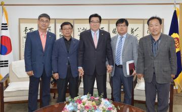 임업후계자 충남지회 임원 접견