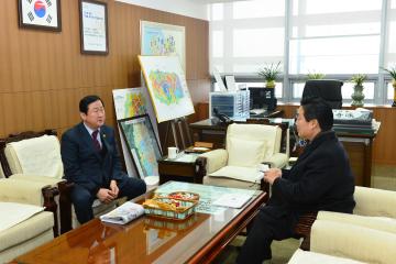 김홍장 당진시장 접견