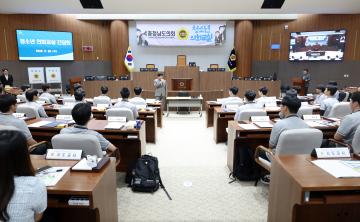청소년 의회 교실(천안 북일고등학교) 의원과의 대화