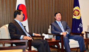 김기영의장 서울시의회 박래학 의장 접견