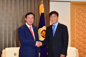 의장단 도지사 예방