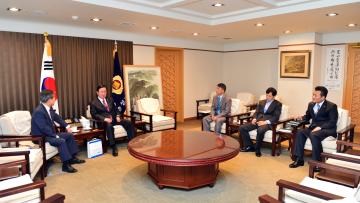 예산군 삽교읍 명예읍장 박천돈씨 접견