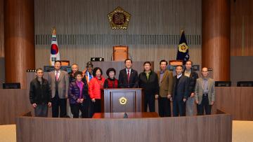 보령시 천북면 고추작목반 방문(이준우 의장)