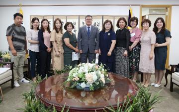 당진시 어린이집연합회 접견