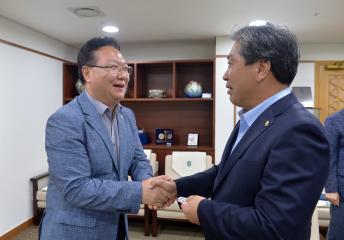 경기도의회 송한준 의장 접견