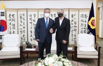 접견(유동훈 충남연구원장)