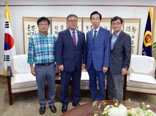 당진시 주민 일행 접견