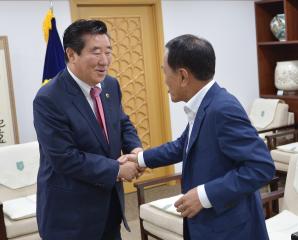 김인수 한국CM협회 충청지회장 접견