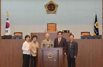 향천사 주지 효성 스님 접견