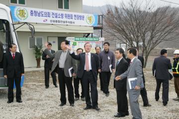 건소위, 종건소 청사 신축공사 및 가야산 순환도로 건설현장 방문