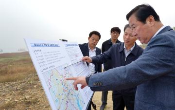 가뭄피해현장 방문- 예당저수지