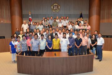 예산군 품목별작목반연합회 회원 의회청사 방문