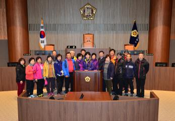 아산시 이칠회원 청사방문(장기승의원)