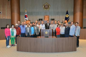 보령시적십자후원회 회원 의회청사 방문