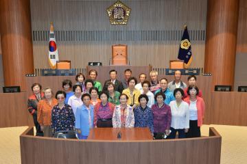 논산시 부적면 부황1리 주민 의회청사방문