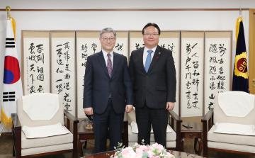 박재진 충남지방경찰청장 접견