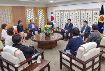 충남 어린이집연합회 접견