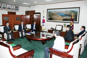 경북도의회 경주세계엑스포 홍보단 접견