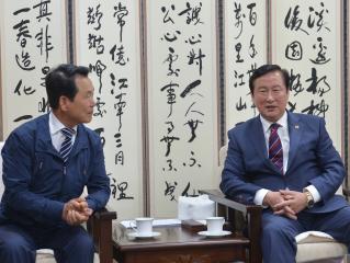 인중열 예산능금조합장 접견