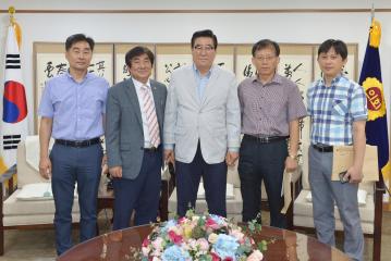 충남개인택시조합 이사장 접견