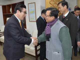 이동필 금산 인삼 엑스포 조직위원장 접견