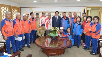 장애인체전 공주시 대표 참가선수들 접견