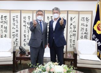 접견(유영돈 중도일보 사장)