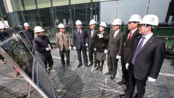 도청이전추진지원특별위원회 내포신도시 건설현장 방문