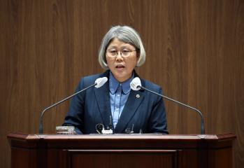 340회 임시회 제1차 본회의 김명숙 의원 5분 발언