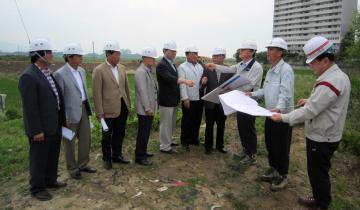 충청남도의회 건설경기 활성화 연구회 현장방문