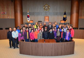 보령시 농협경로대학생 청사방문(이준우의장)