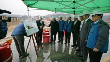 건설소방위원회 녹동천 상습수해지역 현장방문