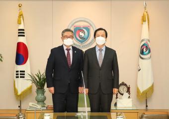 황선조 선문대학교 총장 예방