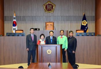 부여군 부여읍주민 의회청사방문