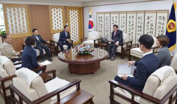 한국걸스카우트 충남세종연맹 접견