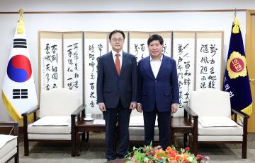 임정주 신임 충남경찰청장 접견