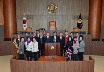 의정동우회원 청사방문