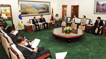 중국 장쑤성 의장단 방문