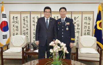 김재원 충남경찰청장 접견
