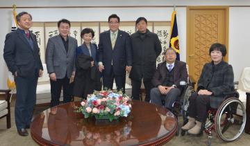 최영애 인권위원회 협의회 의장 접견