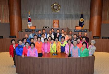 논산시 성동면 월성리주민 의회청사방문