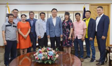 충남도 자율방범연합회 접견