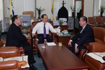 도청이전지원특별위원회 국회 방문