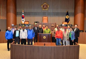 천안시 신안동노인회 청사방문