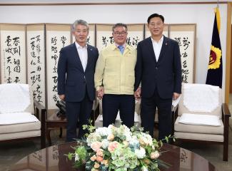 김한종 전남도의회 의장 접견