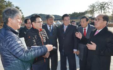 충남도의회 의장단 현장방문